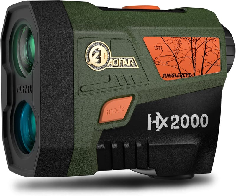 AOFAR HX2000 Hunting Rangefinder with Dual-Color OLED Display, Ultra-Clear Optics with 95%+ Transmittance of Glass, 2000 Yards with Angle and Horizontal Distance, Range, Scan, Speed Mode, Waterproof - Image 1